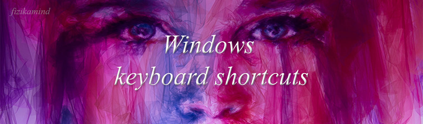 Windows keyboard shortcuts