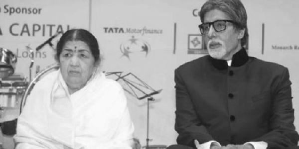 अमिताभ और लता अमिताभ और लता